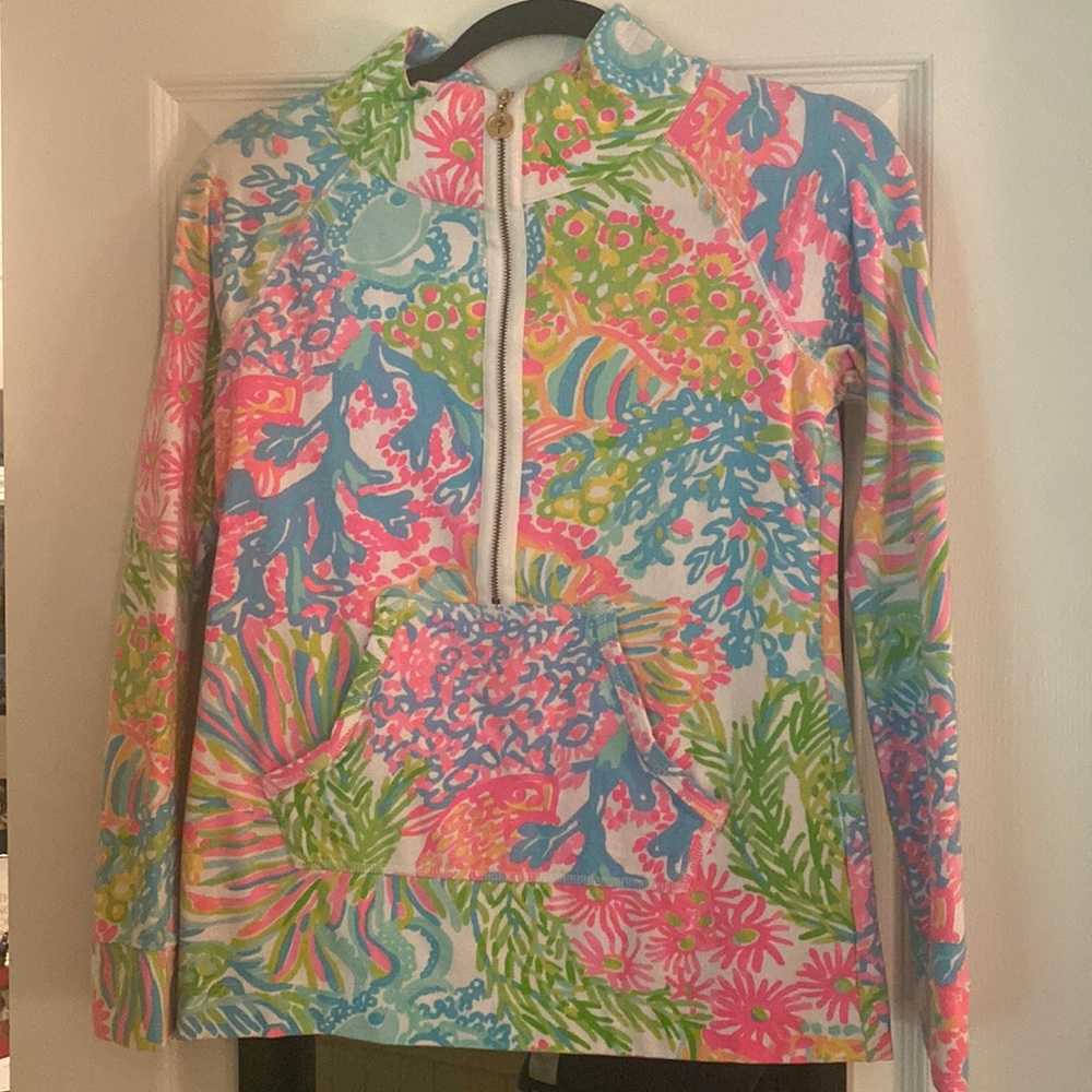 Lilly Pulitzer three quarter zip